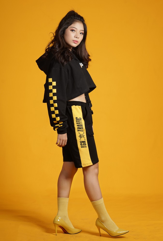 YGN TRAFFIC POLICE HOODIE GIRL (Black)